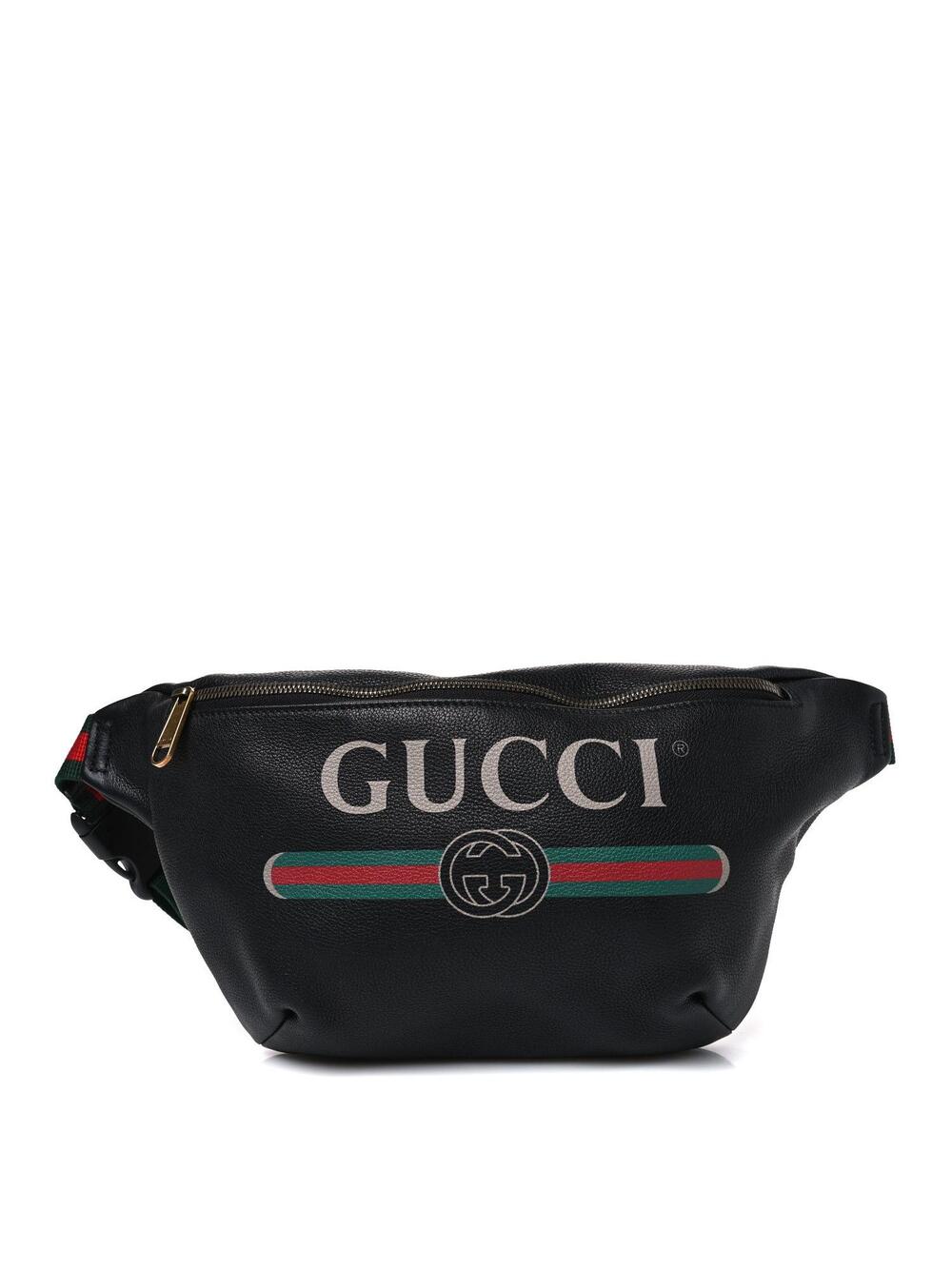 Gucci Grained Calfskin Logo Belt Bag #363780G92B